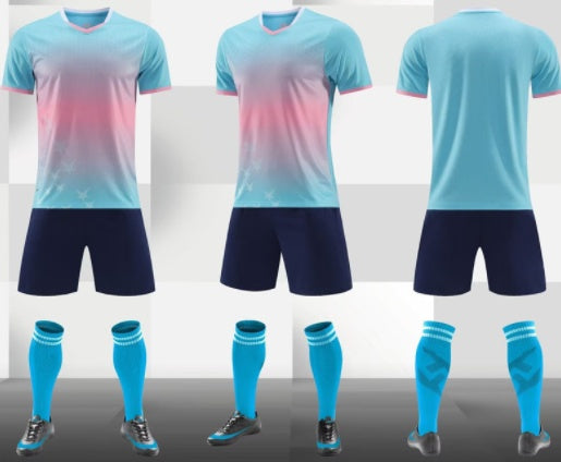 Gradient Short Sleeve Soccer Jersey