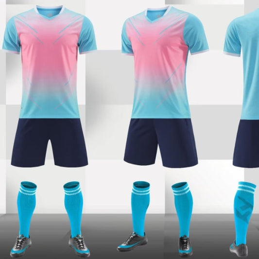 Gradient Short Sleeve Soccer Jersey