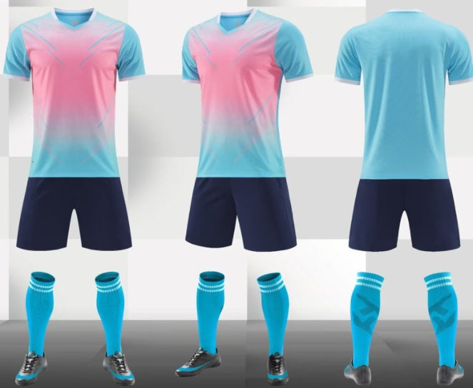 Gradient Short Sleeve Soccer Jersey